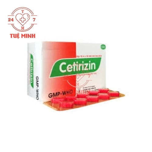 Cetirizin 10mg Armephaco - Thuốc điều trị viêm mũi dị ứng